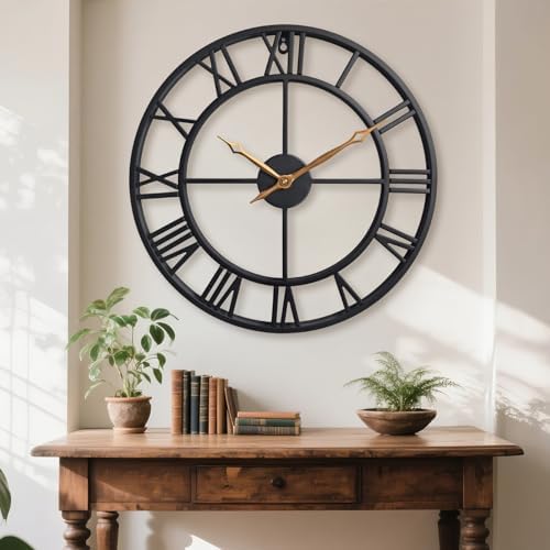 16 Inch Roman Numerals Large Wall Clocks - Image 3