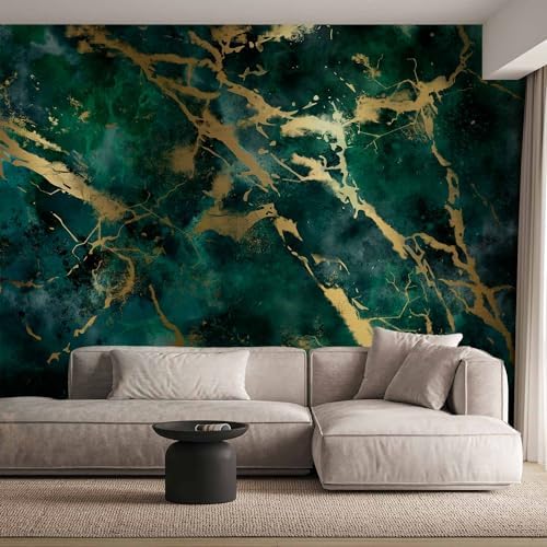 artgeist Premium Wall Mural Wallpaper, Bedroom Decor Faux Stone 177x124 in - Image 2