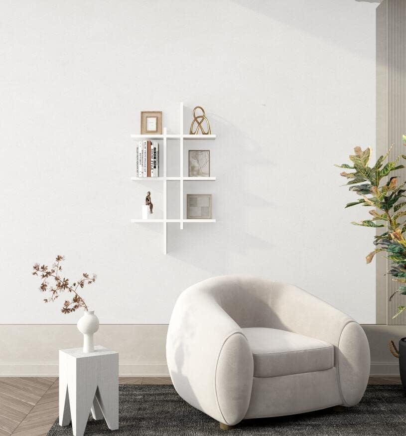 FUKU MON White Wallpaper Peel and Stick, Matte White Contact Paper Textured - Image 3