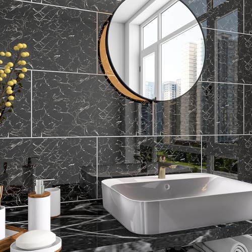 Marble Peel and Stick Backsplash 23.6 x11.8 in - Image 4