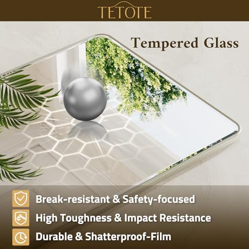 TETOTE Brushed Nickel Vanity Mirror - Image 5