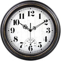 zyzamay 12 Inch Indoor Outdoor Clocks, Waterproof Wall Clock by ZYZAMAY