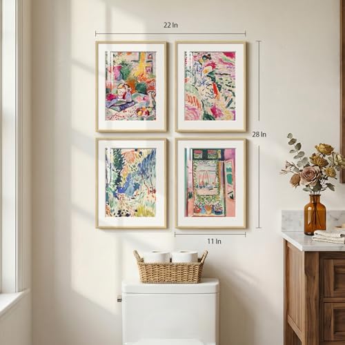 Framed Matisse Colorful Canvas Wall Art - Image 2