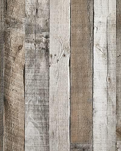 Yun-aeon Natural Wood-Grey Contact Paper Peel and Stick Wallpaper - Image 4