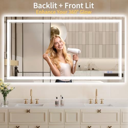 30"x55" LED Bathroom Mirror - Image 2