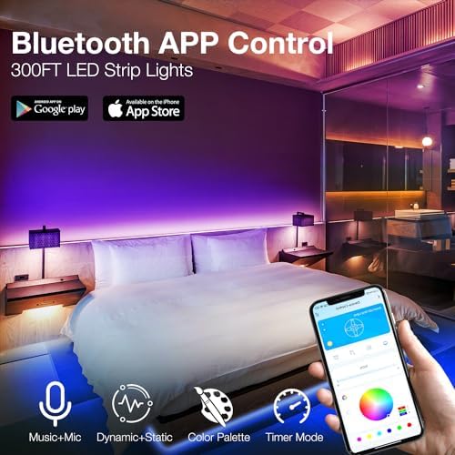 DAYBETTER LED Strip Lights 300 ft, Smart Light - Image 4
