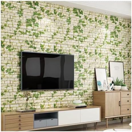 Queenbox 27.6x39.4 in Faux Brick Peel and Stick Foam Soft Waterproof Wall Panel - Image 2