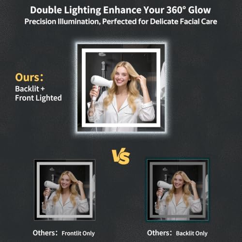 32"x32" LED Bathroom Mirror - Image 2