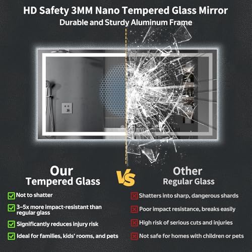 24"x60" LED Bathroom Mirror - Image 6