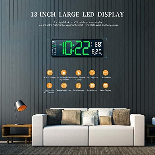 Digital Clock, Digital Wall Clock - Image 2