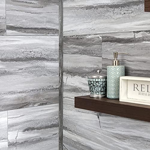 Palisade 25.6 in. x 14.8 in. Vinyl Wall Tiles in Hermitage Granite - Image 4