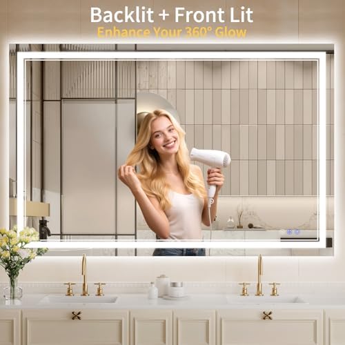40"x55" LED Bathroom Mirror - Image 2