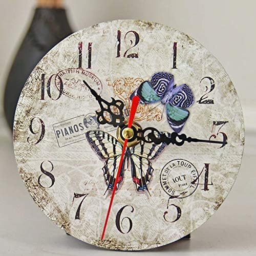 Wall Clocks, Silent Non Ticking-5 Inch Quality Quartz Battery Operated Round by Unknown