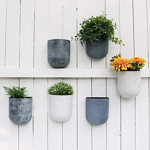 LA JOLIE MUSE Wall Planters for Indoor Plants, Hanging Flower Pots, 2 Pack - Image 4