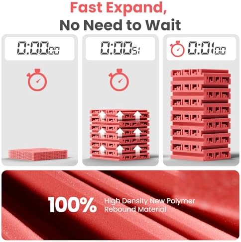 12 Pack Acoustic Foam Panels for Walls, Self-Adhesive Soundproofing Padding - Image 3