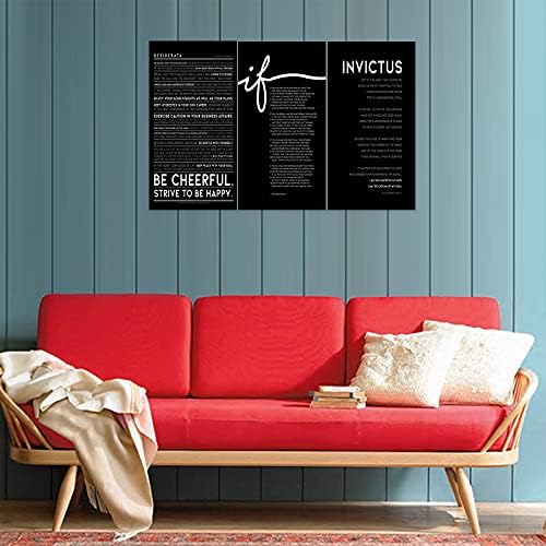 3 Piece Inspirational Wall Art, Quotes Motivational Canvas Prints - Image 2