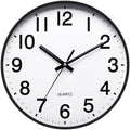 NUOVO 12 Inch Round Wall Clock Silent & Non-Ticking Simple Wall Clock Operated by Unknown