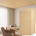 12-Pack 3D Slat Wall Paneling, 2x4 FT Drop Ceiling Tiles by Tacsal