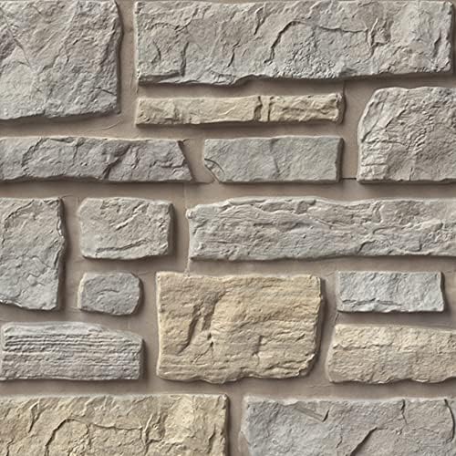 Tando Creek Ledgestone Composite Stone Exterior Siding Panels 1/2 Square by Unknown