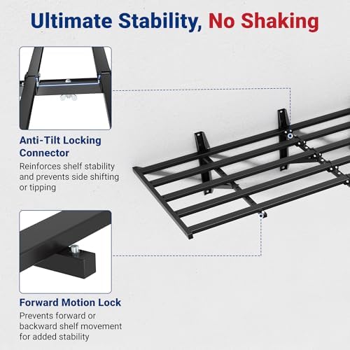 FLEXIMOUNTS 2-Pack 2x6ft Garage Wall Shelving - Image 5