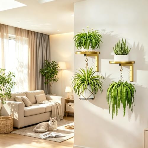 Plant Hanger Holder Window Shelf Wall Mounted Indoor - Image 3
