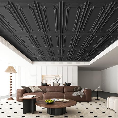 Art3dwallpanels Drop Ceiling Tiles, 2x4 Ft, 12 Pack, 24x48 Inch - Image 6
