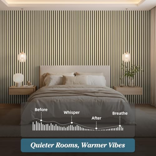 Art3d 94 x 12.6 Inch Acoustic Lightweight Slat Wall Panel - Image 5