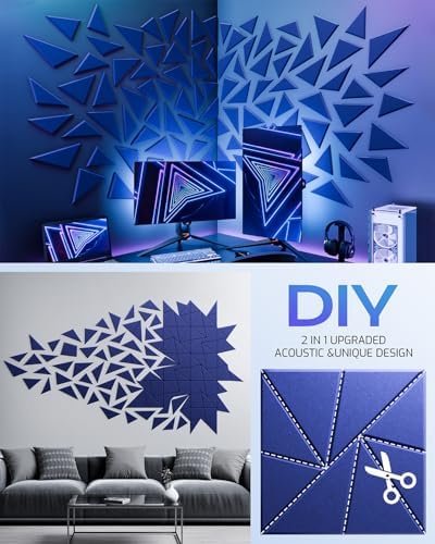 12 Pack Acoustic Panels, Sound Proof Foam Panels - Image 5