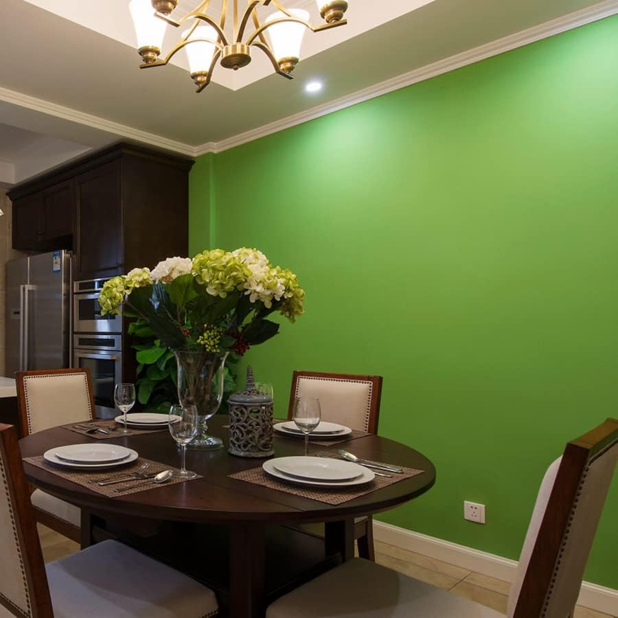Ismoon 15.7''×118''Solid Green Wallpaper Peel and Stick Green Contact Paper - Image 6