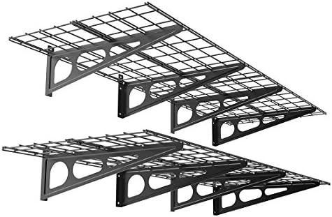 FLEXIMOUNTS WR26B-SBA 2' x 6' Wall Shelf Garage Storage Rack by FLEXIMOUNTS