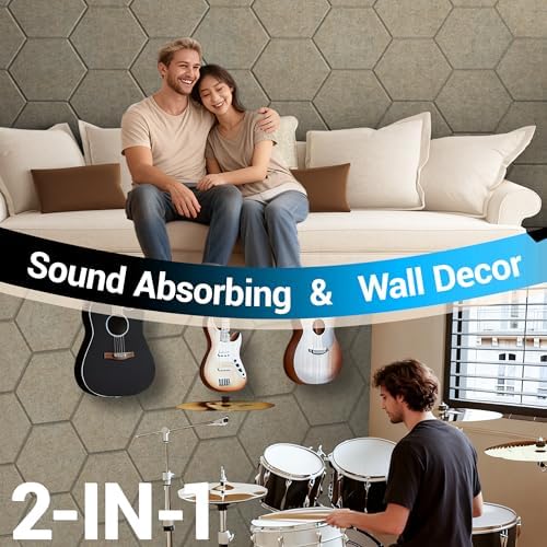 Acoustic Panels, Magrowill 12-Pack Soundproof Wall Panels 12 X 10 X 0.4 Inches - Image 3