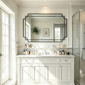 48"x31.6" Large Rectangle Beveled Mirror by ReflectPerfectionEveryDay