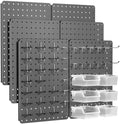 Pegboard Organizer Kit, 6 Pack 14.76x10.82 in Metal Panels by PHXGrove