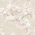NextWall Cherry Blossom Grove Impressionistic Peel and Stick Wallpaper by NextWall