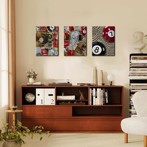 Trendy Leopard Cheetah Wall Art Set of 3 - Image 6
