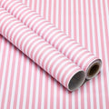 Colarr Pink Striped Peel and Stick Wallpaper 17'' x 118'' Contact Paper by Colarr