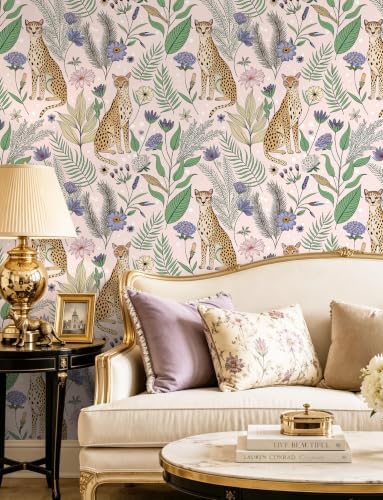 Floralplus Wallpaper Peel and Stick Vintage Pink Floral Wallpaper - Image 7