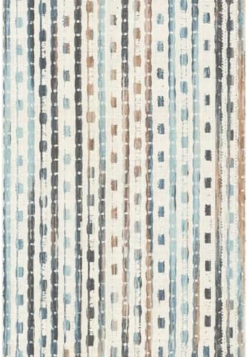 Main Street Peel and Stick Wallpaper Sheets, Woven Stripe by MainStreet