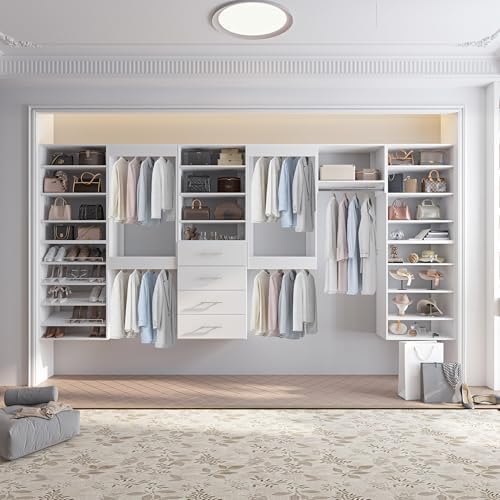 25.5" Wide 4 Drawer Tower Modular Closet System, Closet Storage Organizer - Image 6