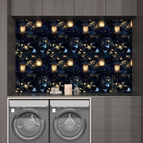 Laatse Dark Floral Black Forest Wallpaper Peel and Stick 17.5''x393'' - Image 4