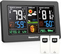 Newentor Weather Station Wireless Indoor Outdoor Thermometer by Newentor