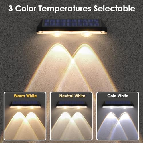 LIANGLOME Solar Fence Lights - Image 3