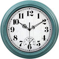 zyzamay 12 Inch Indoor Outdoor Battery Operated Wall Clocks by ZYZAMAY
