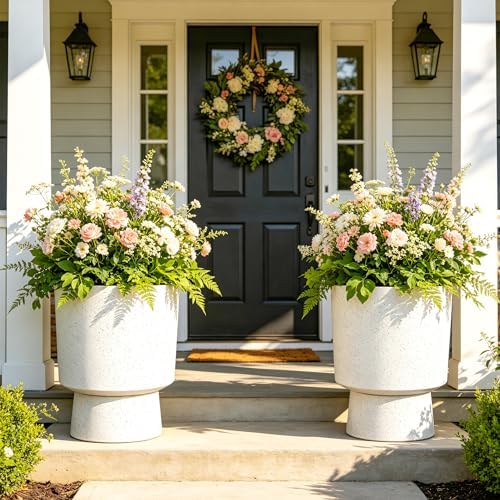 Autodaya 16.75" Urn-Style Planters Set of 2 - Image 3