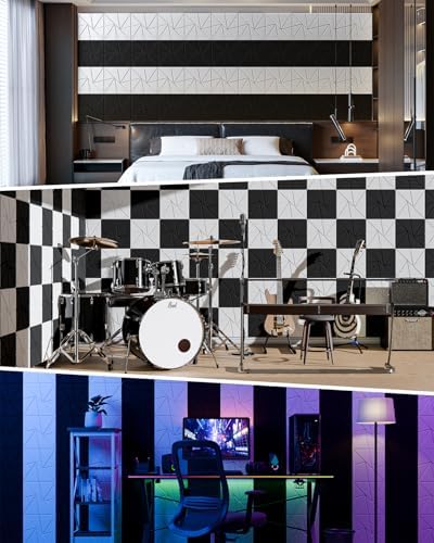 12 Pack Acoustic Panels, Sound Proof Foam Panels - Image 4