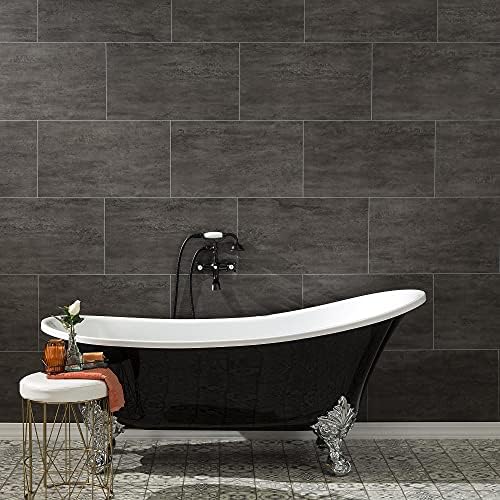 Palisade 25.6 in. x 14.8 in. Vinyl Wall Tiles in Ashen Slate - Image 2