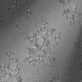 Erfoni 394"x17.7" Grey Floral Embossed Wallpaper by Erfoni
