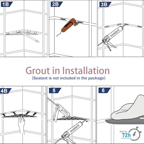 10‘’ Corner Shower Shelf - Image 5