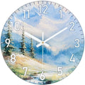12 Inch Silent Wall Clock Non Ticking, Wall Clocks Battery Operated Analog Clock by wallclock