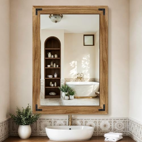 Bathroom Mirror for Wall by FICTOR